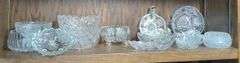 Cut Glass Bowls And Serving Pieces, Approx Qty 15
