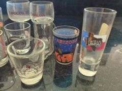 Shot Glasses Including Planet Hollywood, Hard Rock Cafe, Jose Cuervo and More, Approx Qty 18