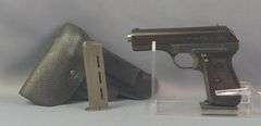 FNH 27 7.65mm Pistol SN# 357934, 2 Total Mags, Nazi Proof, In Leather Holster