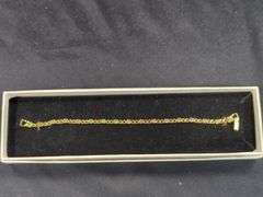 Ladies Gold Toned Bracelets Bangles, Cuffs, and Chain Link, Total Qty 14
