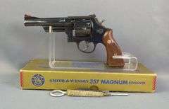 Smith & Wesson The 357 Magnum Revolver S&W .357 Magnum 6-Shot Revolver SN# S163448, In Gold Box