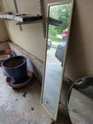 Full Length And Oval Mirrors, Qty 3