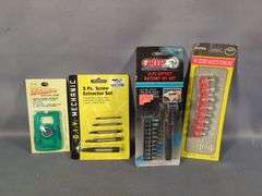 Ultra Steel Cordless Power Drill, Includes Battery, Charger, And Case And Various Hand Tools