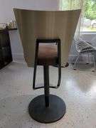 Modern Adjustable Height Swivel Bar Stools, Qty 2