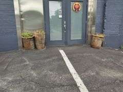 Concrete Outdoor Planters, Qty 3