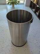 Simplehuman Stainless Steel Commercial Trash Cans, Qty 3