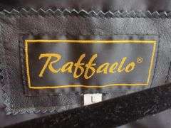 Raffaelo Leather Bomber Jacket, Size L
