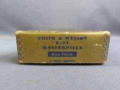 Smith & Wesson K-22 Masterpiece .22 LR 6-Shot Revolver SN# K91116, In Gold Box