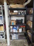 Black Boltless Shelving Unit,  Contents NOT Included, Bidder Repsonsible For Proper Removal, Thursday Pick Up Only