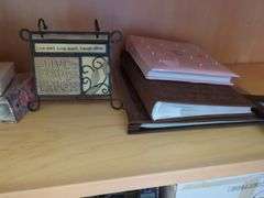 Photo Albums, Picture Frames, and 'Live, Love, Laugh' Decor Lot