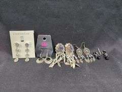 Ladies Dangle Earring Assortment, Qty 11 Pair