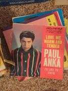 Collection of 45 RPM Records with Cases Including Elvis Presley, Shaun Cassidy, and More
