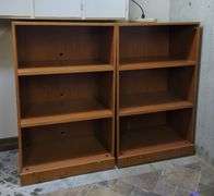Pair of Storage Shelves, 49" x 30" x 19"