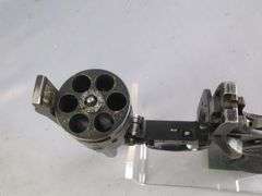 Webley & Scott Mark IV .38 cal Top Break 6-Shot Revolver SN# 46974, In Canvas Holster With Web Belt And Ammo Pouch