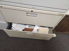 Hon 2 Drawer Lateral File Cabinets, No Keys, Qty 2