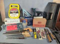 Benchtop Pro Variable Speed Jig Saw , Swingline Corded Nailer, Michigan Industrial Tools 6 1/2" Woodworkers Vise, And More