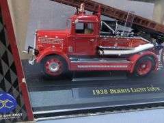 Lucky Die Cast 1/43 Signature Series Fire Engine Models: 1921 Dennis N Type, 1932 Buffalo Type 50, 1938 Dennis Light Four