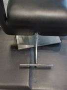 Black Salon Styling Chair with Floor Mat