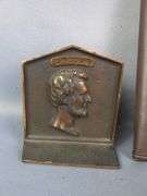 Abraham Lincoln US Historical Society Binder with Letter & Bookends