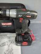 Craftsman 19.2V Cordless Drill Driver Combo Kit with Bag and Accessories