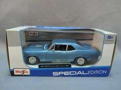 Maisto Special Edition Diecast Car Set: '66 Chevelle, '68 Camaro, '70 Nova