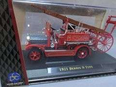 Lucky Die Cast 1/43 Signature Series Fire Engine Models: 1921 Dennis N Type, 1932 Buffalo Type 50, 1938 Dennis Light Four