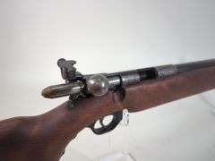 O.F. Mossberg & Sons 44US .22 LR Bolt Action Rifle SN# 104675, Marked US Property, Has Mossberg S-130 Peep Sight, No Mag