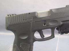 Brazil Taurus Armas/ Taurus PT111 G2 A 9mm  Pistol SN# TMW79836, Tacticon Laser With Missing Battery Cover