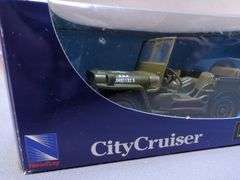 Maisto HD Custom 1948 Ford F-1 & NewRay City Cruiser Jeep Willys Diecast Vehicles