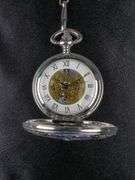 Kansas City Railroad Pocket Watch with Chain and Certificate, Unknown Working Order