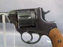 Russian/ CAI 1895 7.62x38R 7-Shot Revolver SN# 42986, Dated 1922, Screwdriver, Cleaning Rod, In Leather Holster