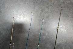 Fishing Rods And Reels, Qty 4, Reel Brands Include Zebco, Viking, And Unmarked, Some Need Repair