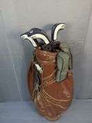 Cleveland Golf Clubs with Bag, Accessories, and Umbrella