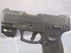 Brazil Taurus Armas/ Taurus PT111 G2 A 9mm  Pistol SN# TMW79836, Tacticon Laser With Missing Battery Cover