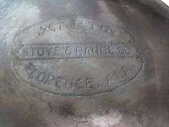 Lodge Cast Iron Grill Pan and Florence Stove And Range Co Number 8 Skillet