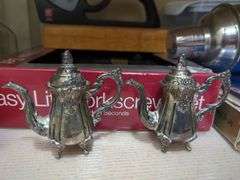 Cheese Platter, Godinger Silver Art Miniature Teapots, Corkscrew Set, Knife Sharpener And More