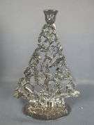 Godinger Christmas Tree Candleholder & Sterling Inc. Snowman Cookie Jar