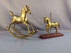 Brass Horse Figures