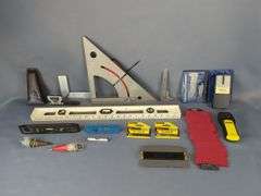 Measuring and Leveling Tools: Stanley Square, Levels, Stud Finders
