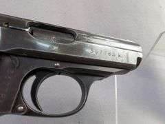 Walther PPK 7.65mm Pistol SN# 357785, Nazi Mark, 4 Total Mags, In Leather Holster