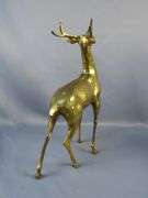 Brass Deer Figures