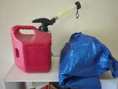 Household Fluids, Chemicals, and Storage Shelf