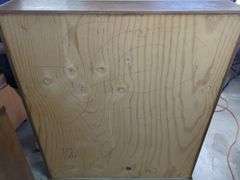 Hand Crafted Wooden Gun Cabinet with Glass Doors