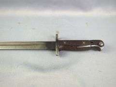 Vickers M1907 Bayonet, 17" Blade, In Sheath