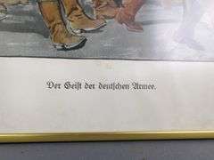 German Military Framed PrintsPrints - "Der Geist der deutschen Armee"
