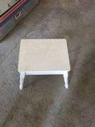 Wood Furniture Including Step Stool, Chair and Storage Table