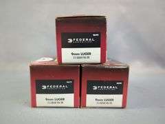 Federal 9mm Luger Ammo, Approx 300 Rds, Local Pickup Only