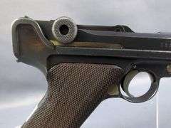 DWM 1916 Luger 9mm Pistol SN# 6833, 2 Total Mags, In Leather Holster On Belt With Imperial German Buckle