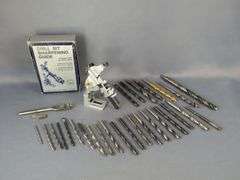 Drill Bit Sharpener Guide With Drill Bits