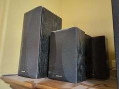 Onkyo Speakers with Vizio Subwoofer, Qty 7